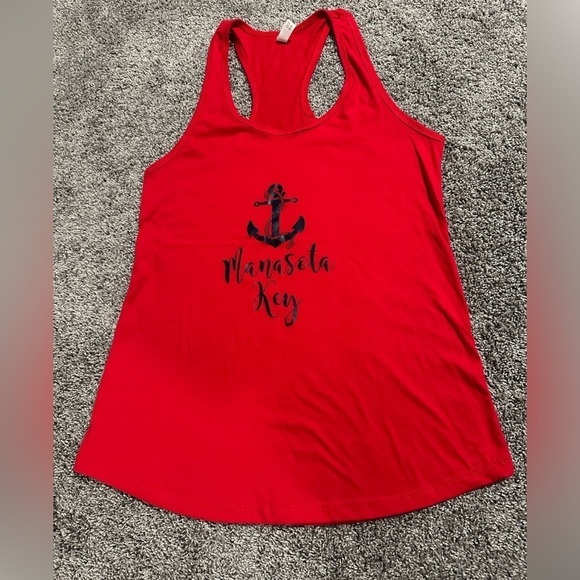 Ideal T by Next Level Custom Printed Manasota Key Design Tank Top - Picture 2 of 5